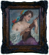 Maria Szantho (1897 - 1998) / Portrét dievčaťa s husľami